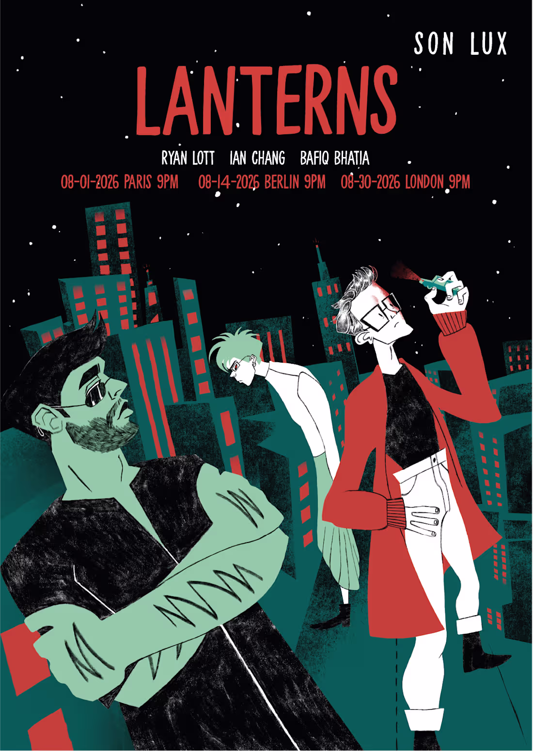Cover image for a reimagined cover for Lanterns
