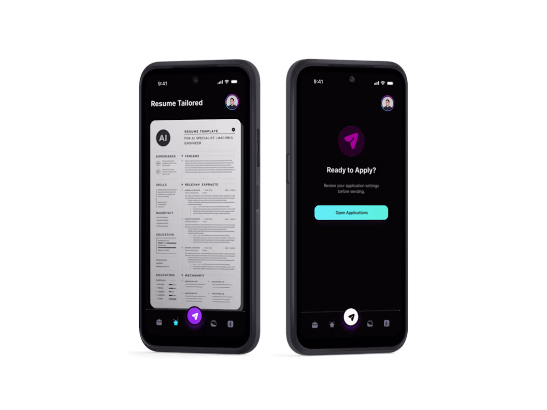 Cover image for Job Application AI Mobile App Design For a Client Recently, ...