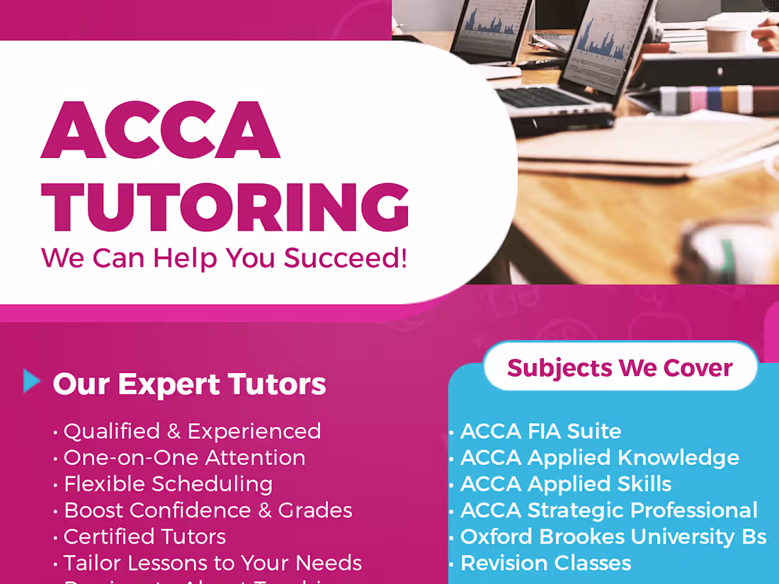 Cover image for Ace Your ACCA Exams with Expert Online Tutoring