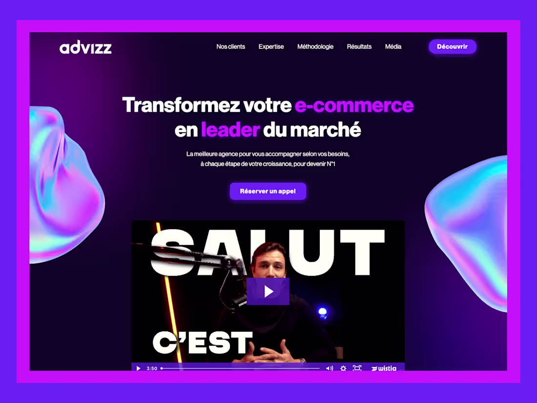 Cover image for Advizz -  Help e-commerce brands develop their online growth.