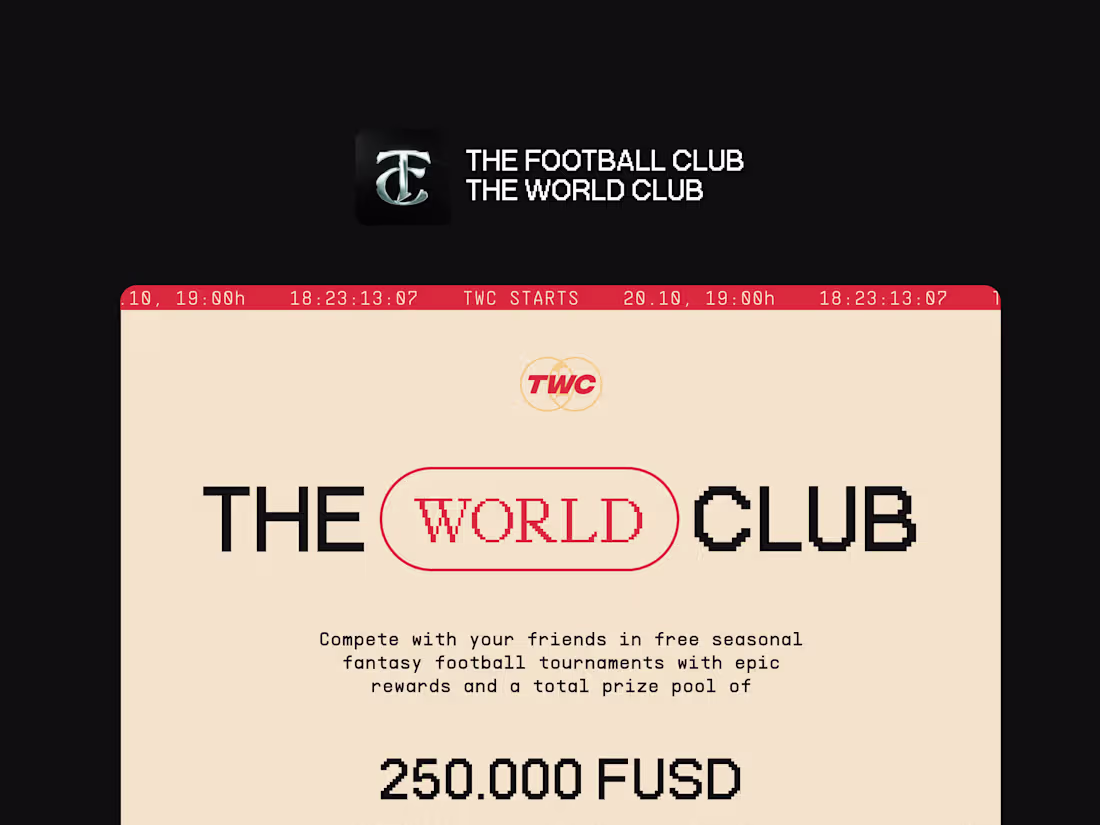 Cover image for Landing page - The World Club