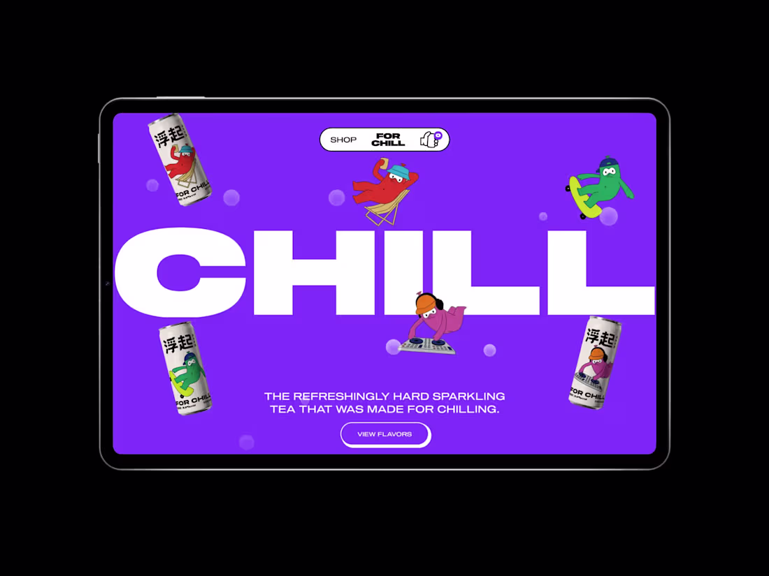 Cover image for Website Design for “For Chill” 