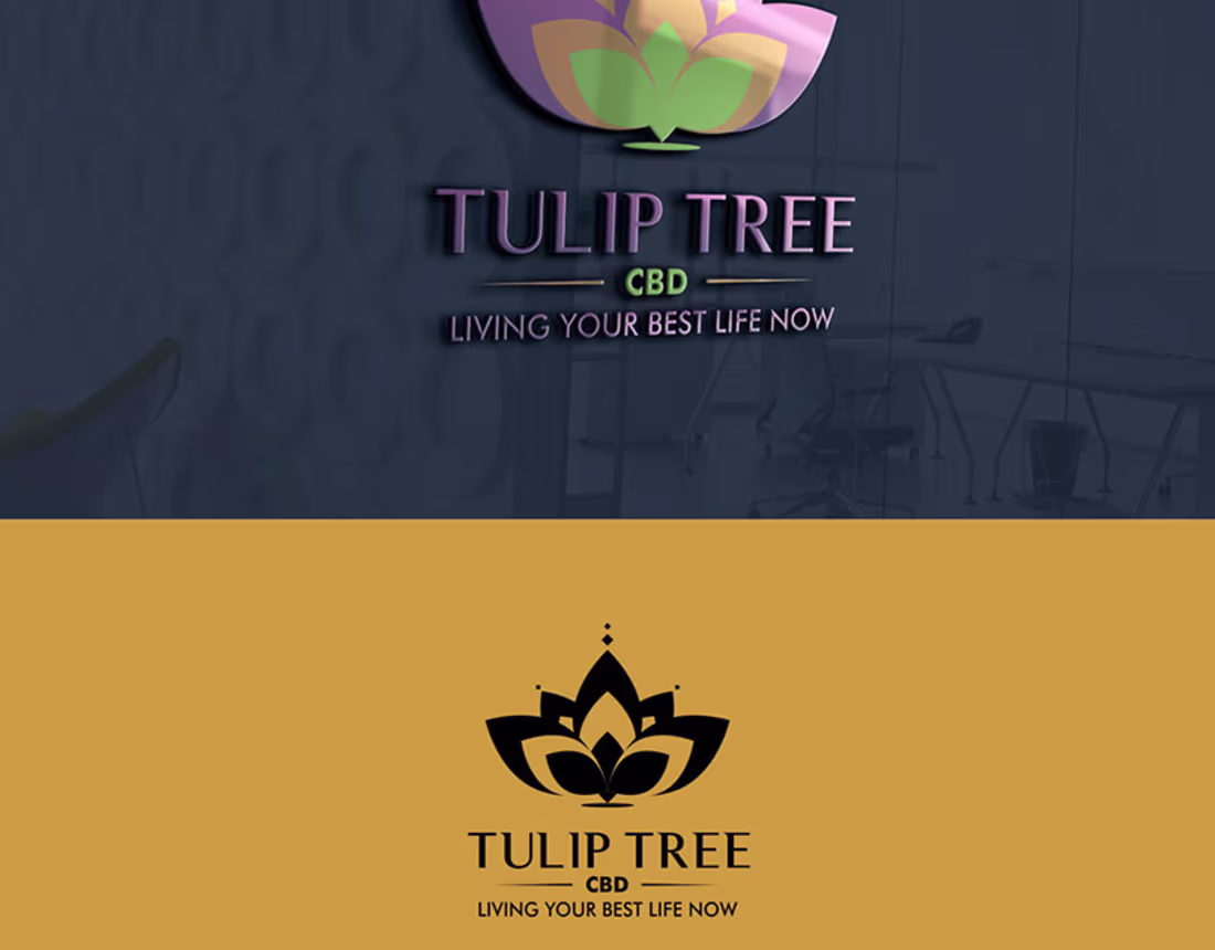 Cover image for Tulip Tree logo and brand identity :: Behance