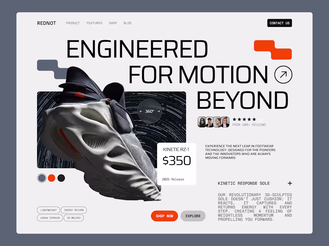 Cover image for Rednot - Website Design