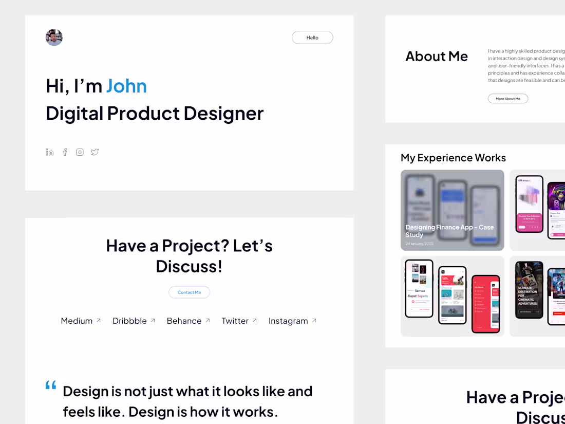 Cover image for Designing a Portfolio Website and Publish with Framer