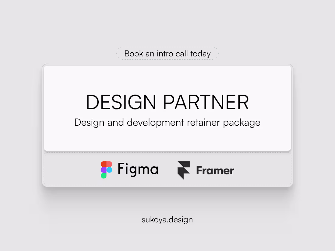 Cover image for Design and Development Retainer