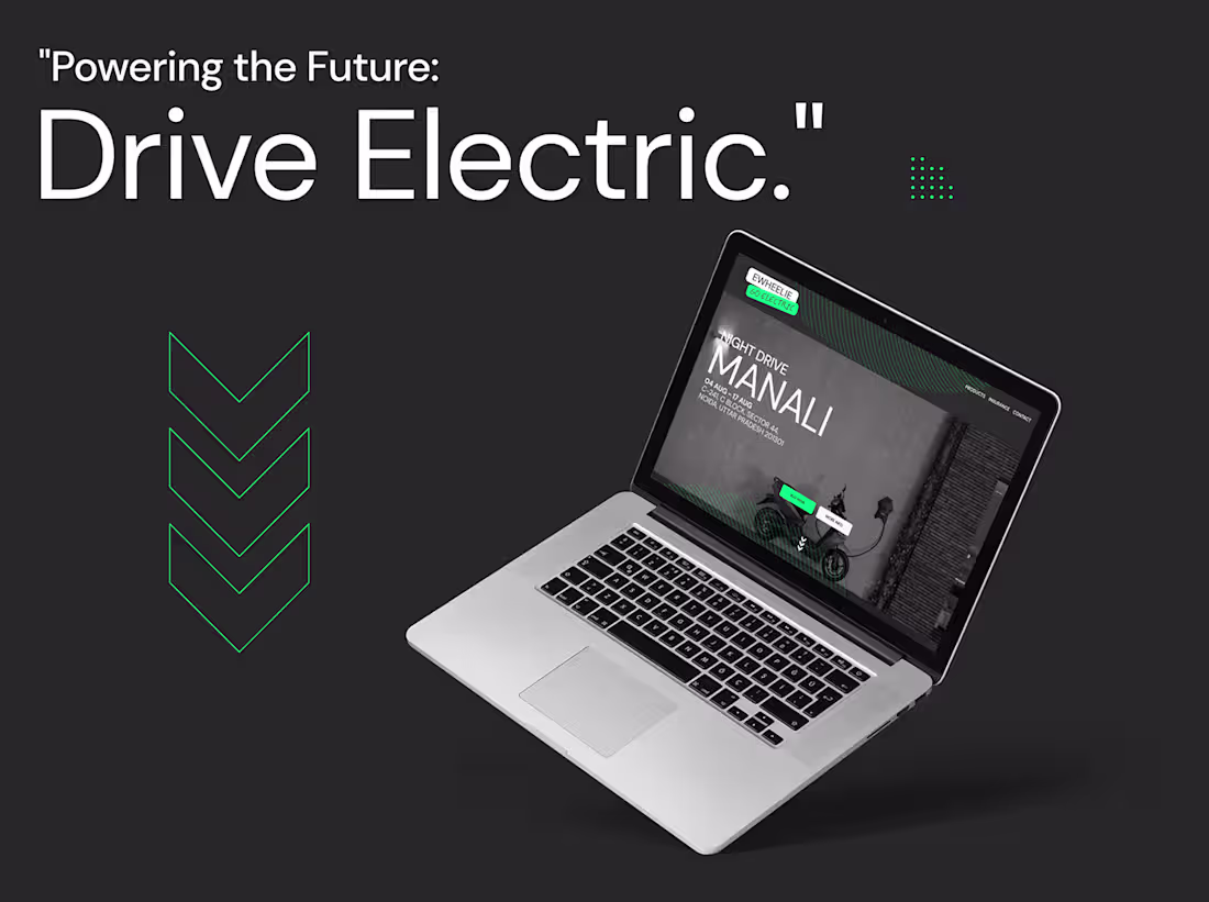 Cover image for E-Wheelie | Website | Website Design :: Behance