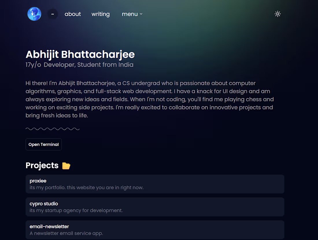 Cover image for Portfolio Website