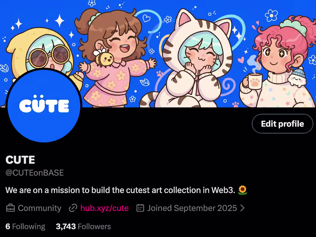 Cover image for CÜTE