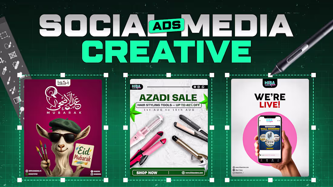 Cover image for Creative Social Media Designs for Multiple Brands — Campaign...