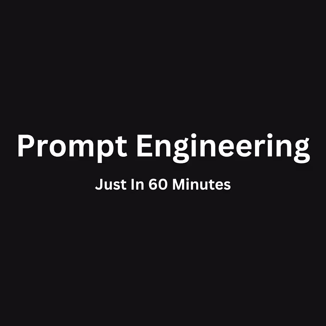 Cover image for I will teach you prompt engineering live in just 60 minutes