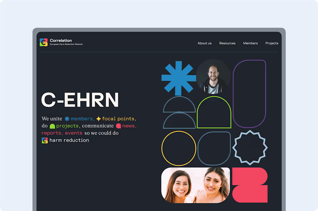 Cover image for Correlation EHRN — rebranding and website