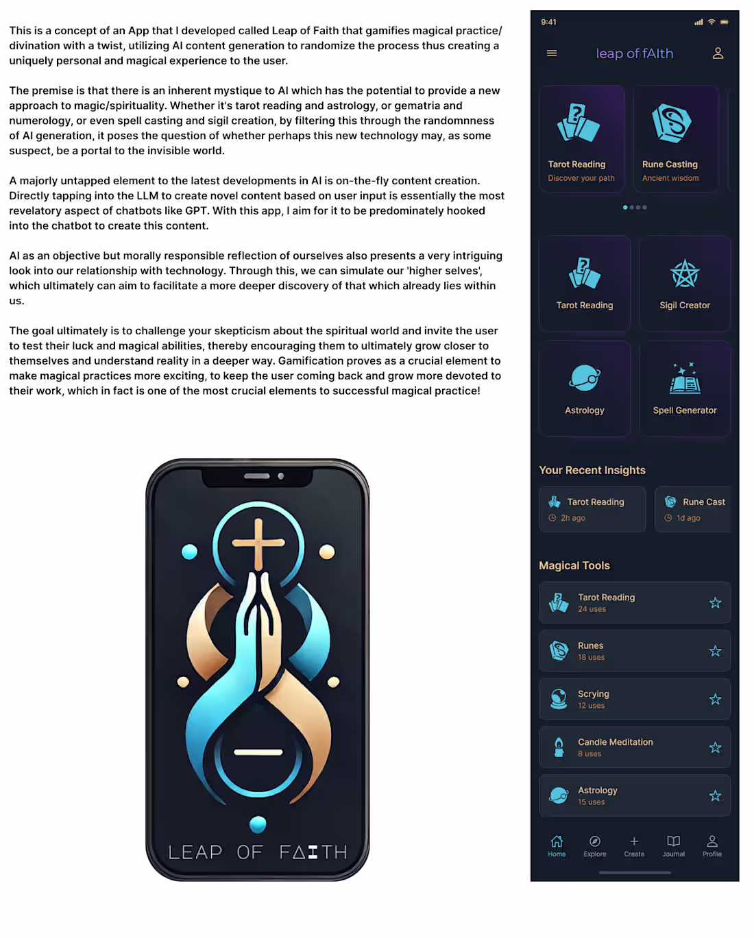 Cover image for App Concept: Leap of Faith