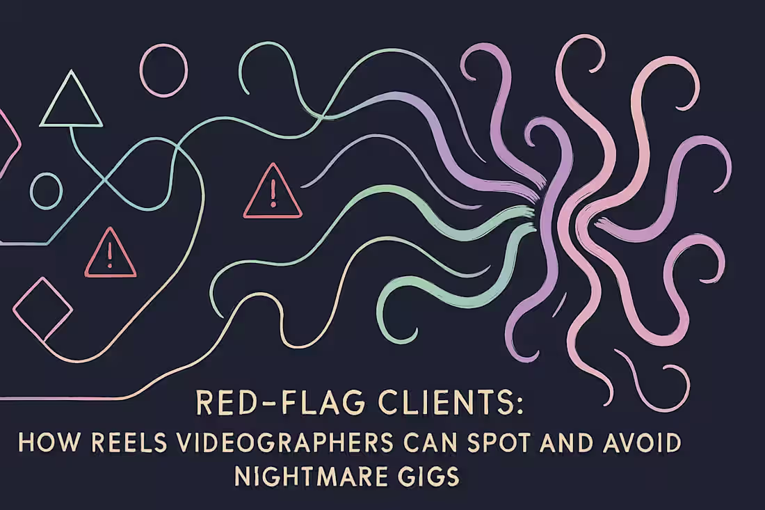 Cover image for Red-Flag Clients: How Reels Videographers Can Spot and Avoid Nightmare Gigs
