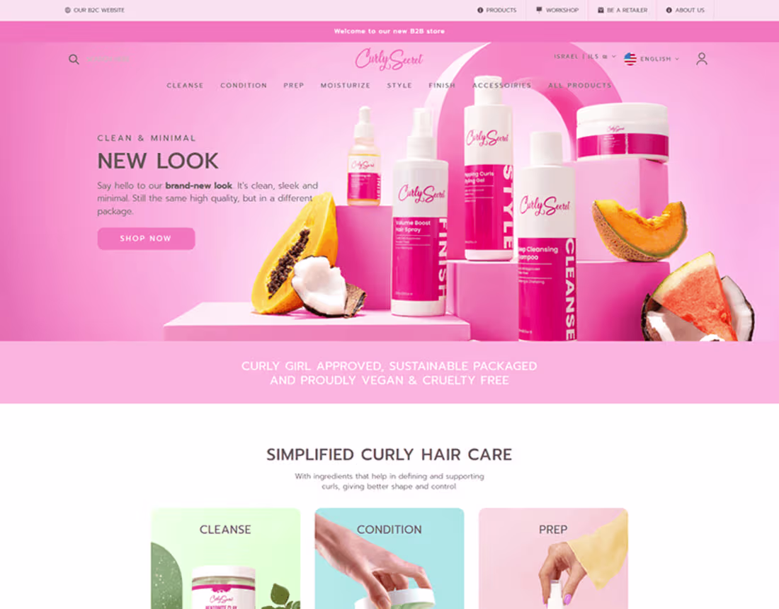 Cover image for B2B Haircare Brand - Shopify Custom Development