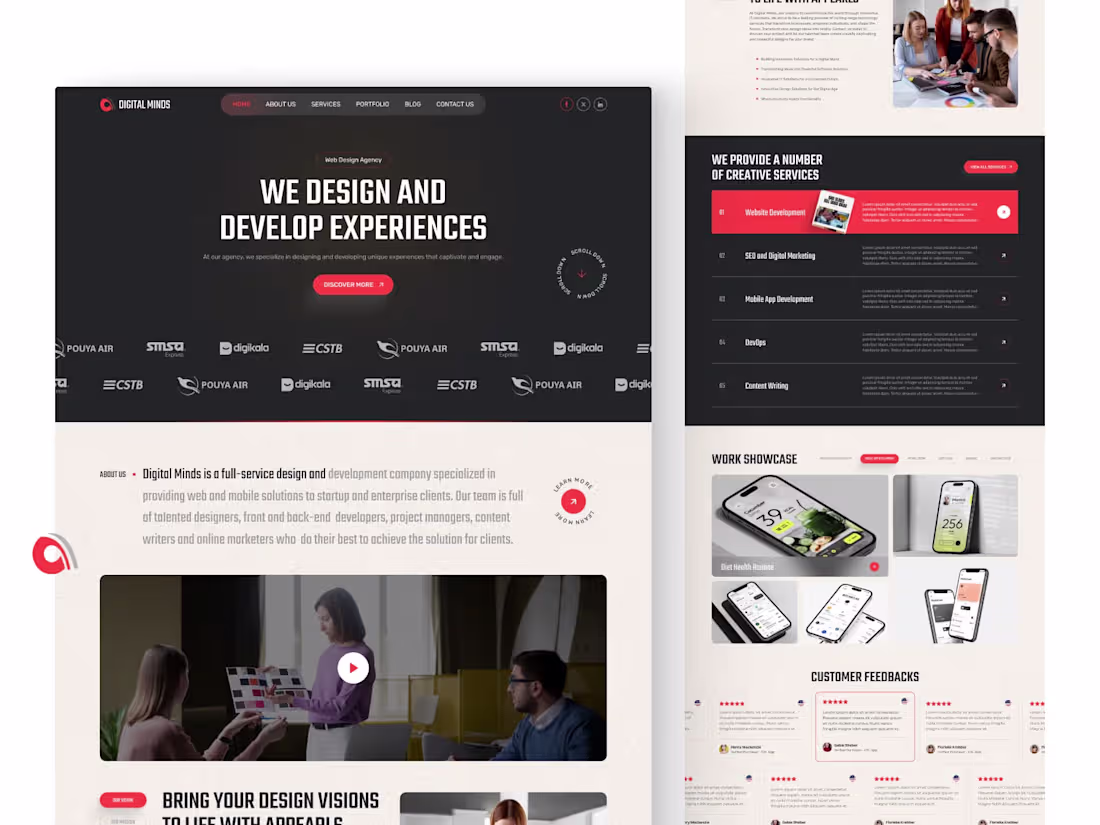 Cover image for Digital Minds - Web Design Agency💢