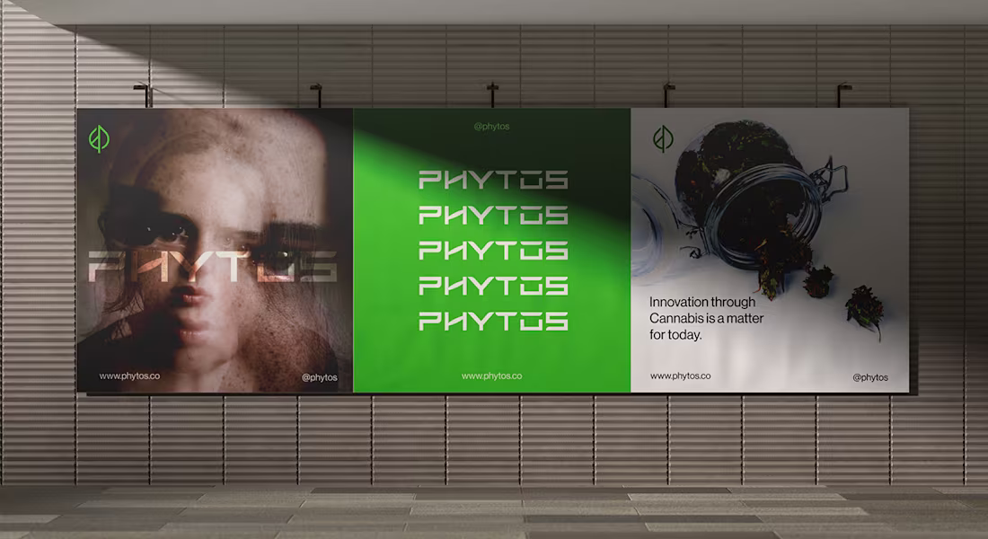 Cover image for PHYTOS, A Cannabis Wellness Brand Logo :: Behance