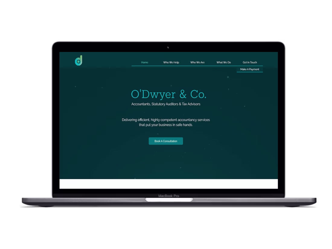 Cover image for O’Dwyer & Co. ​Accountants - Custom Website Design
