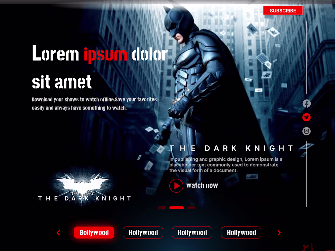 Cover image for Movie Landing Page