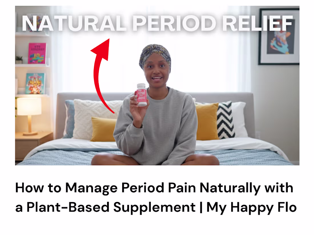 Cover image for How to Manage Period Pain Naturally with a Plant-Based Suppleme…