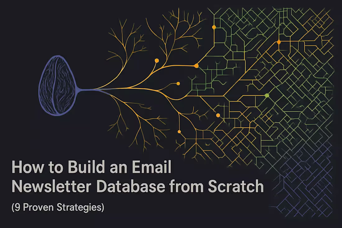 Cover image for How to Build an Email Newsletter Database from Scratch (9 Proven Strategies)