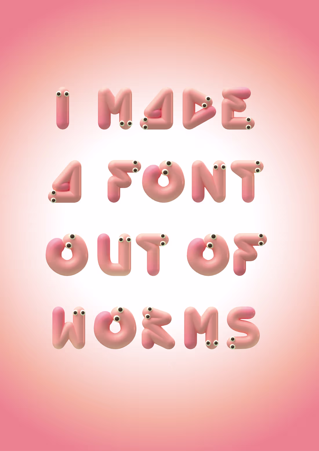 Cover image for Wormies alphabet - Personal project