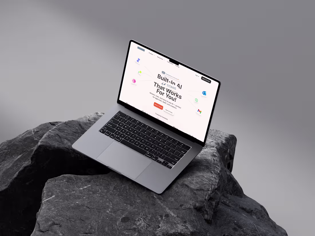 Cover image for Titans - SAAS AI website