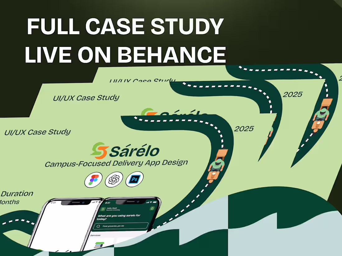 Cover image for SARELO APP CASE STUDY
