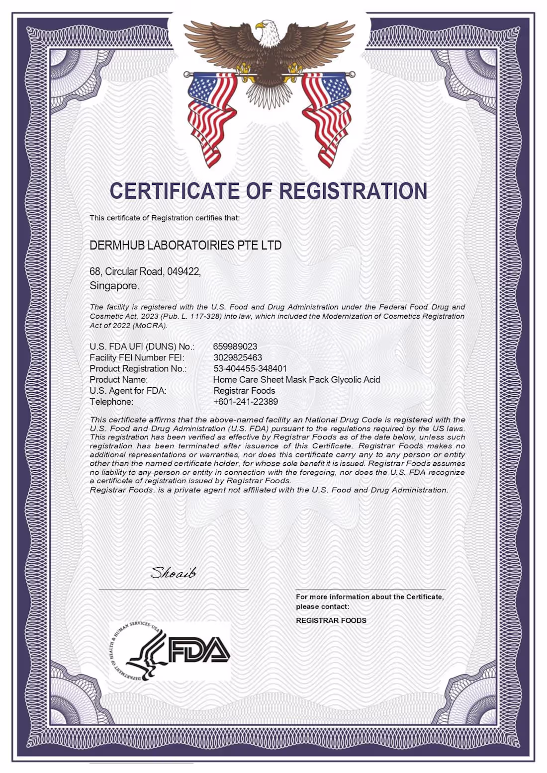 Cover image for FDA Cosmetics Regisration and Grow