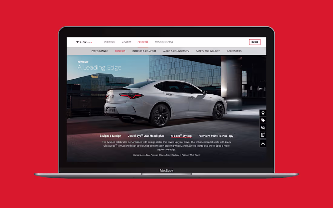 Cover image for Acura Vehicle Features