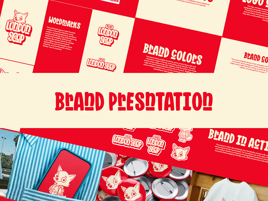 Cover image for Brand Presentation for The London Scoop Weekly