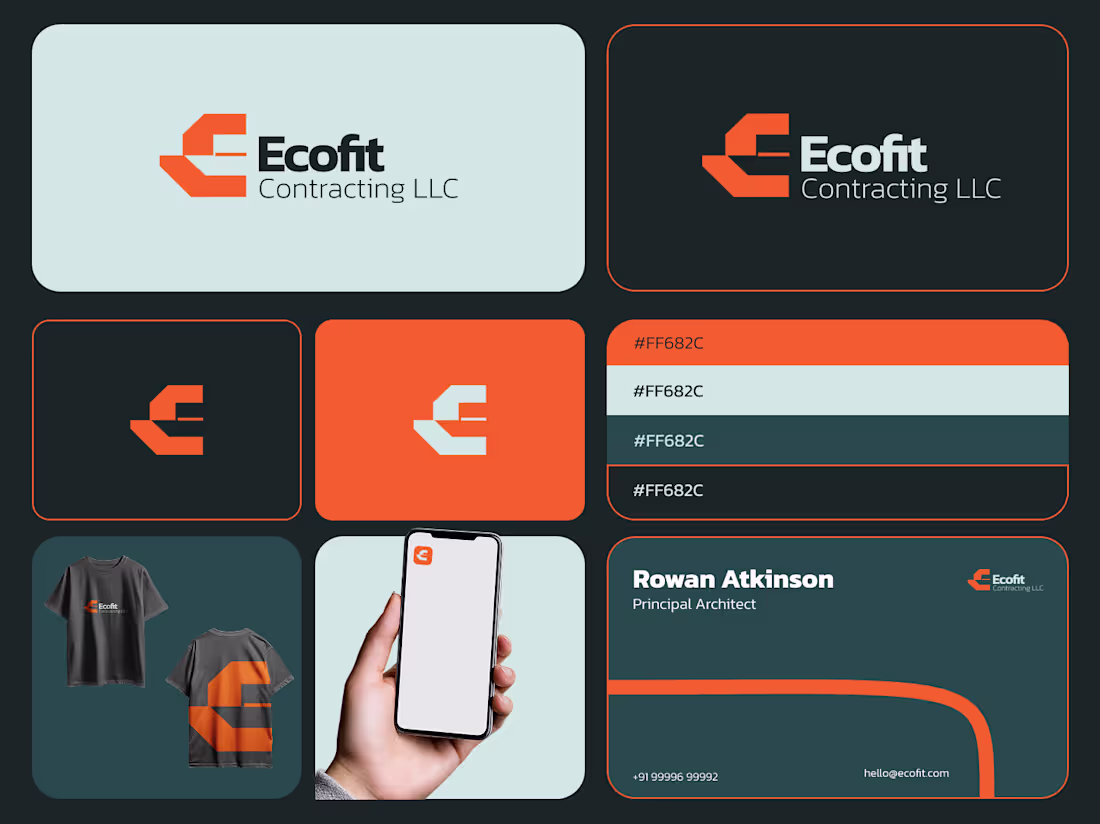 Cover image for Logo Design - Ecofit Contracting LLC