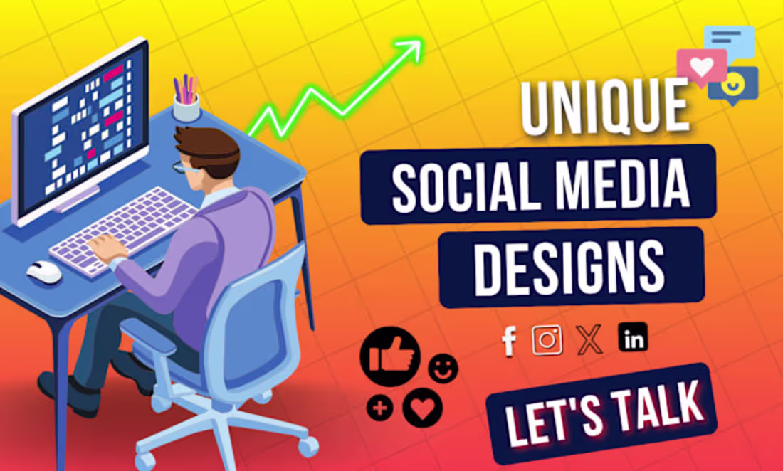 Cover image for I will design attractive social media posts for facebook instag…
