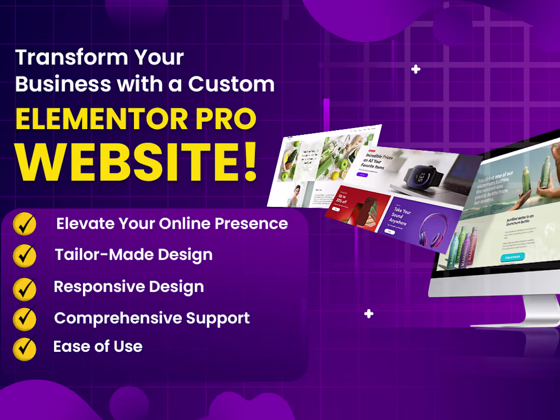 Cover image for Design & Build a Stunning WordPress Site with Elementor Pro