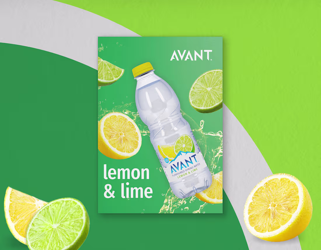 Cover image for Flyers Design for Avant Still Flavoured Water :: Behance