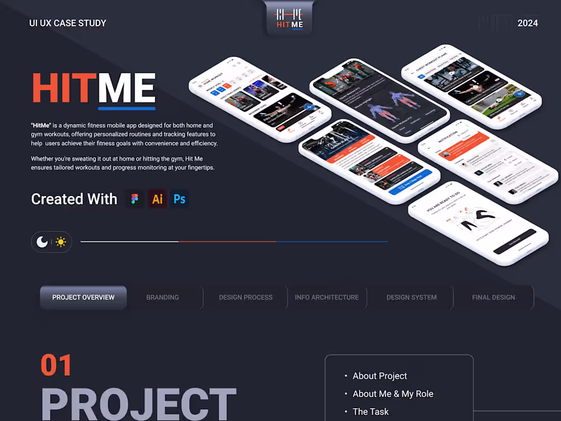 Cover image for HitMe Fitness Mobile App