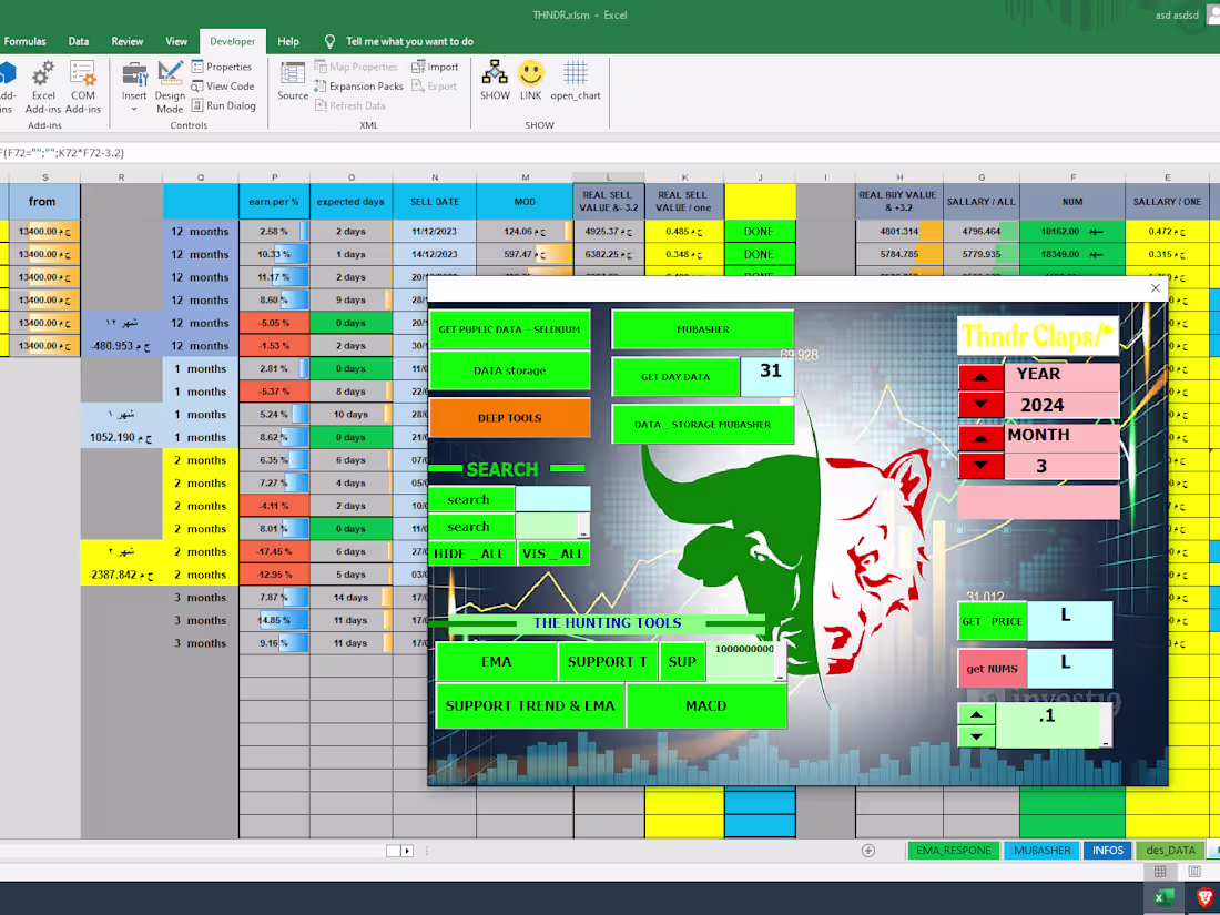 Cover image for Financial Modeling, Dashboards, Excel, Google Sheets, VBA