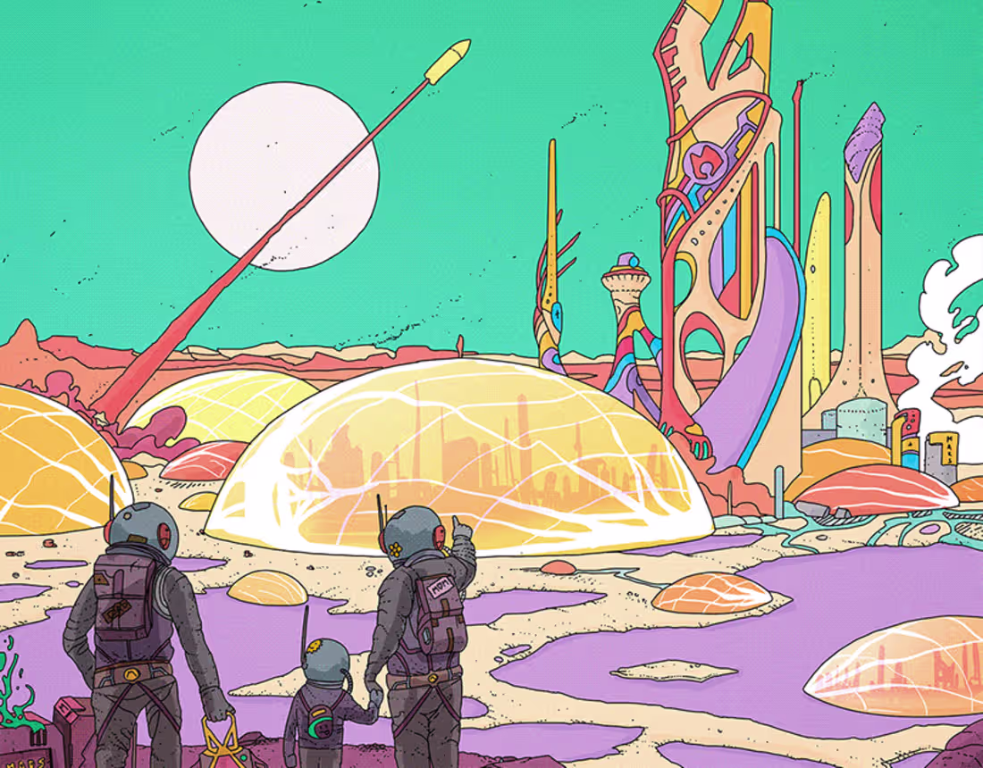 Cover image for Mars Colony - Expats Magazine