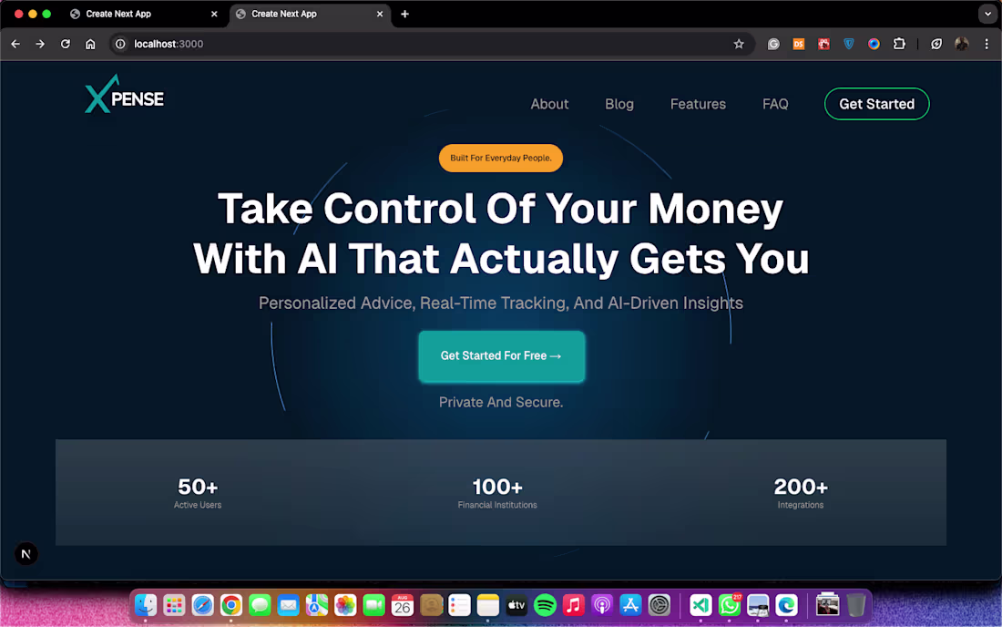 Cover image for Hello everyone Just wrapped up Xpense AI, a clean and intuit...