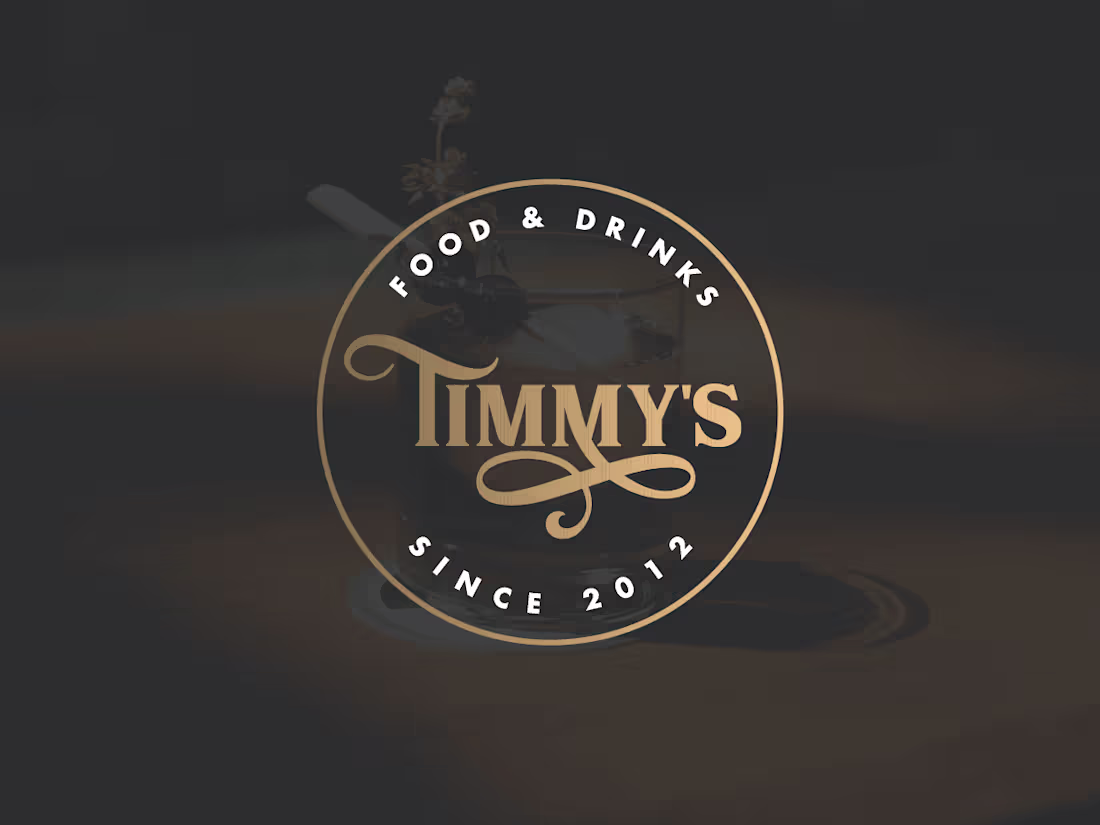 Cover image for Timmy's Pub Branding & Menu Design