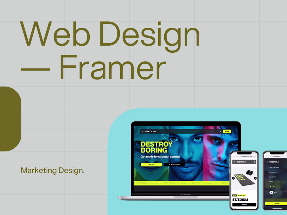 Cover image for Web Design — Framer