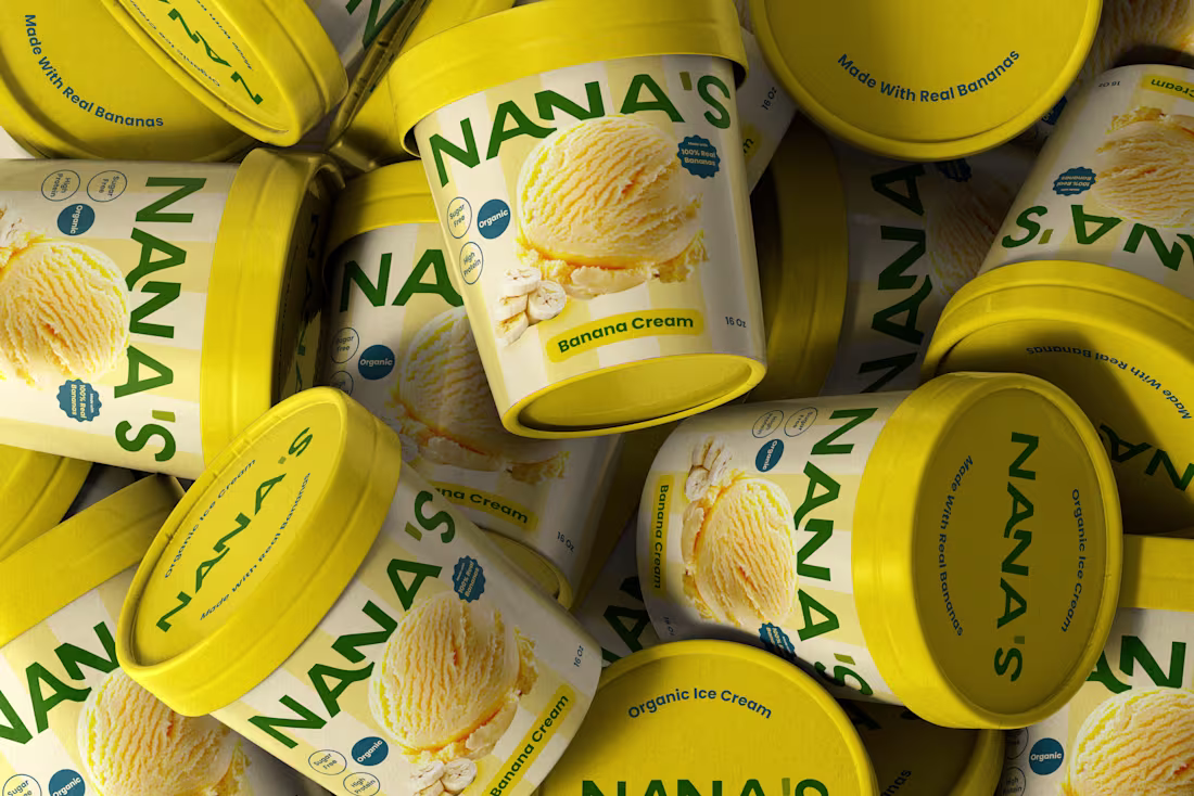 Cover image for Branding exploration for NANA’S Organic Bananas 🍌 Focused o...