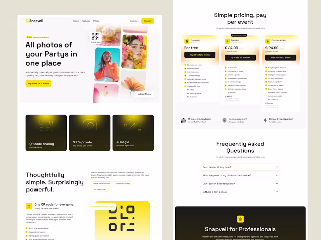 Cover image for Snapveil Website Design