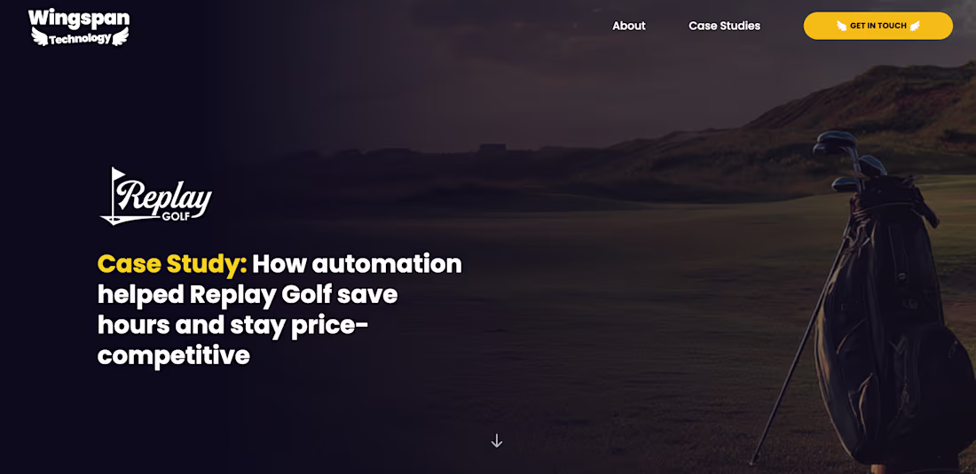 Cover image for Automated Pricing Monitoring for Replay Golf