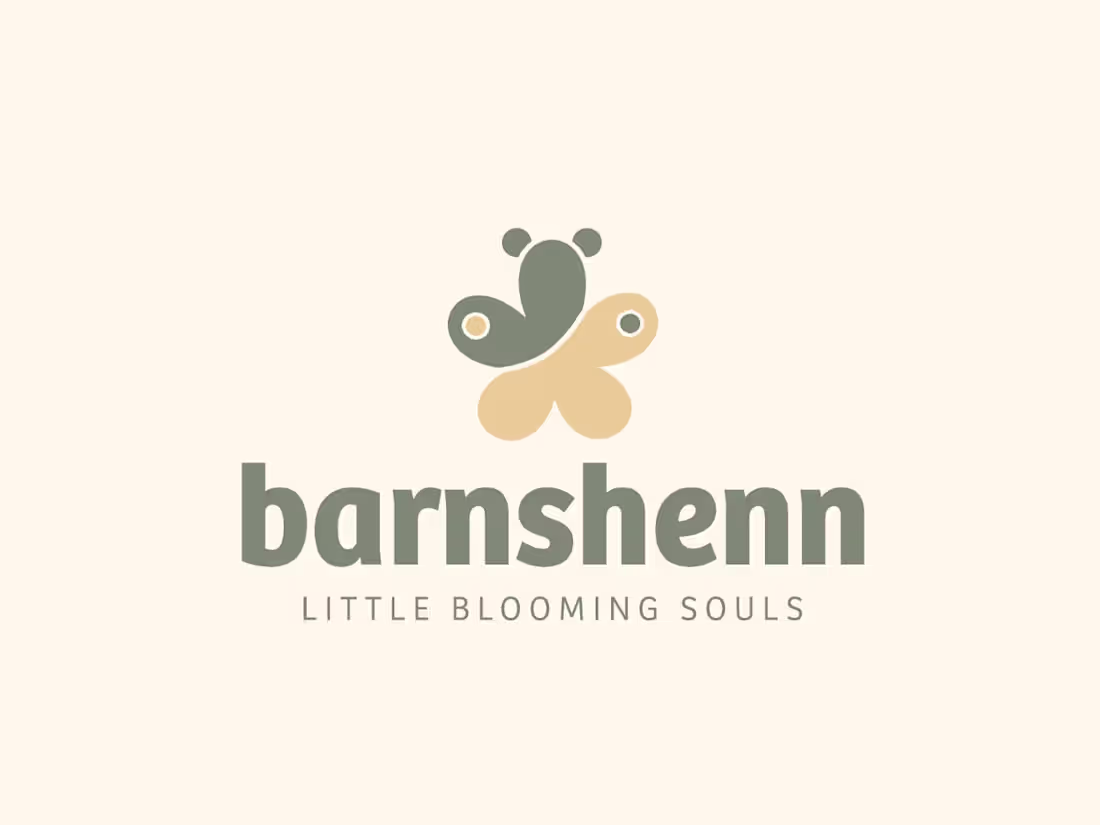 Cover image for Barnshenn, Kids toy brand, Logo design