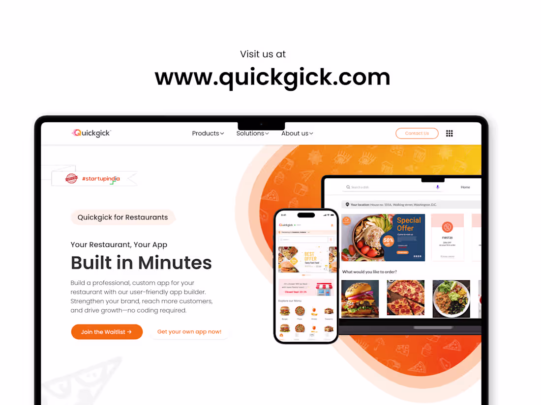 Cover image for Quickgick Business Website