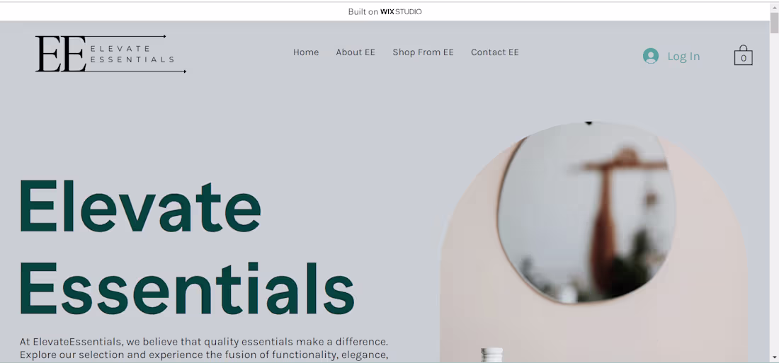 Cover image for E-Commerce Website Design for ElevateEssentials