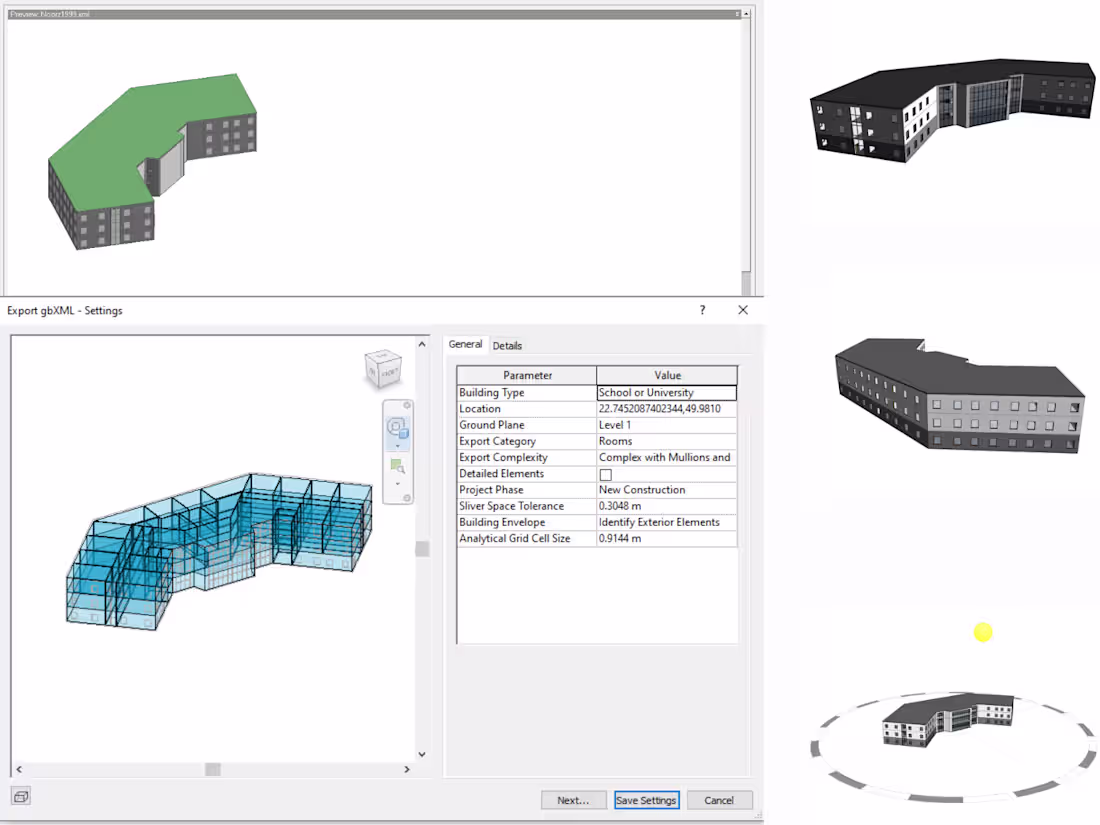Cover image for Performed building energy analysis for