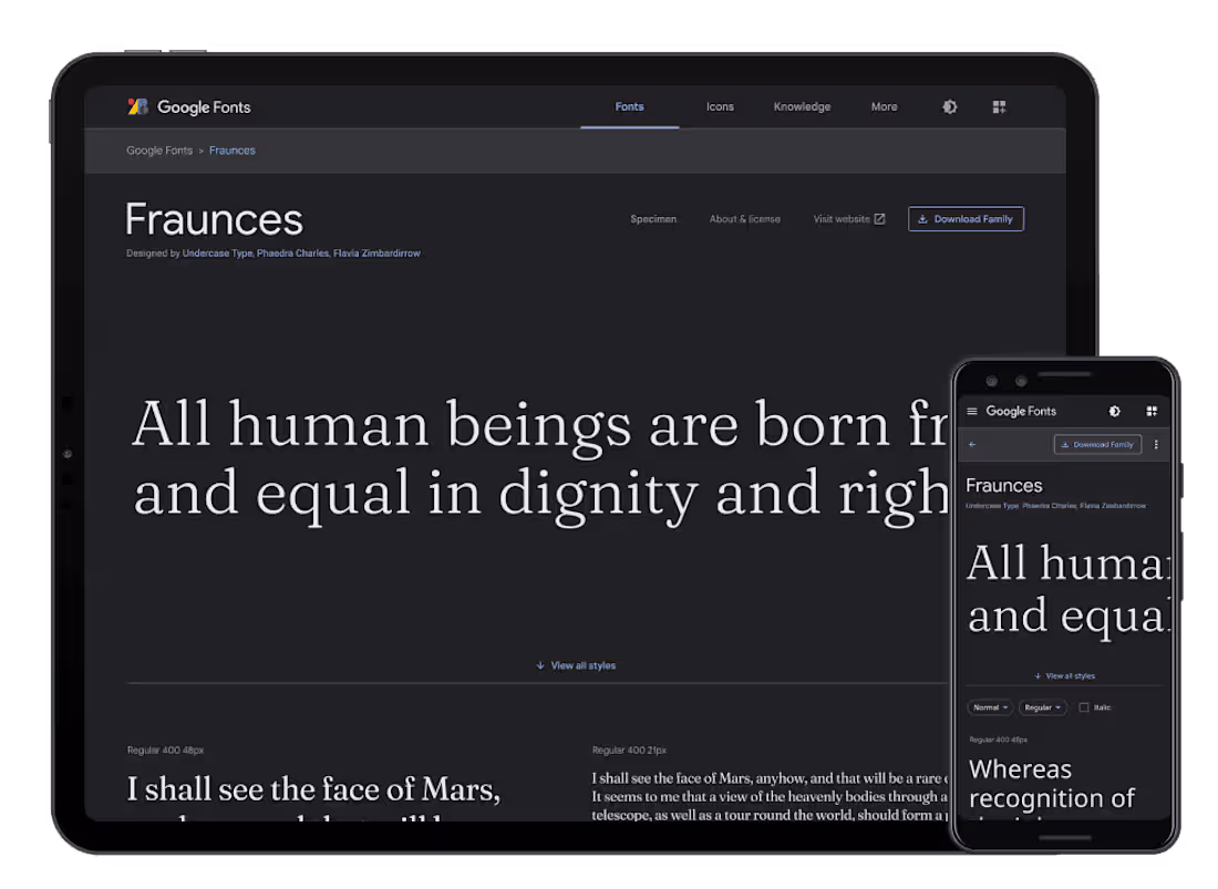 Cover image for Google Fonts Redesign
