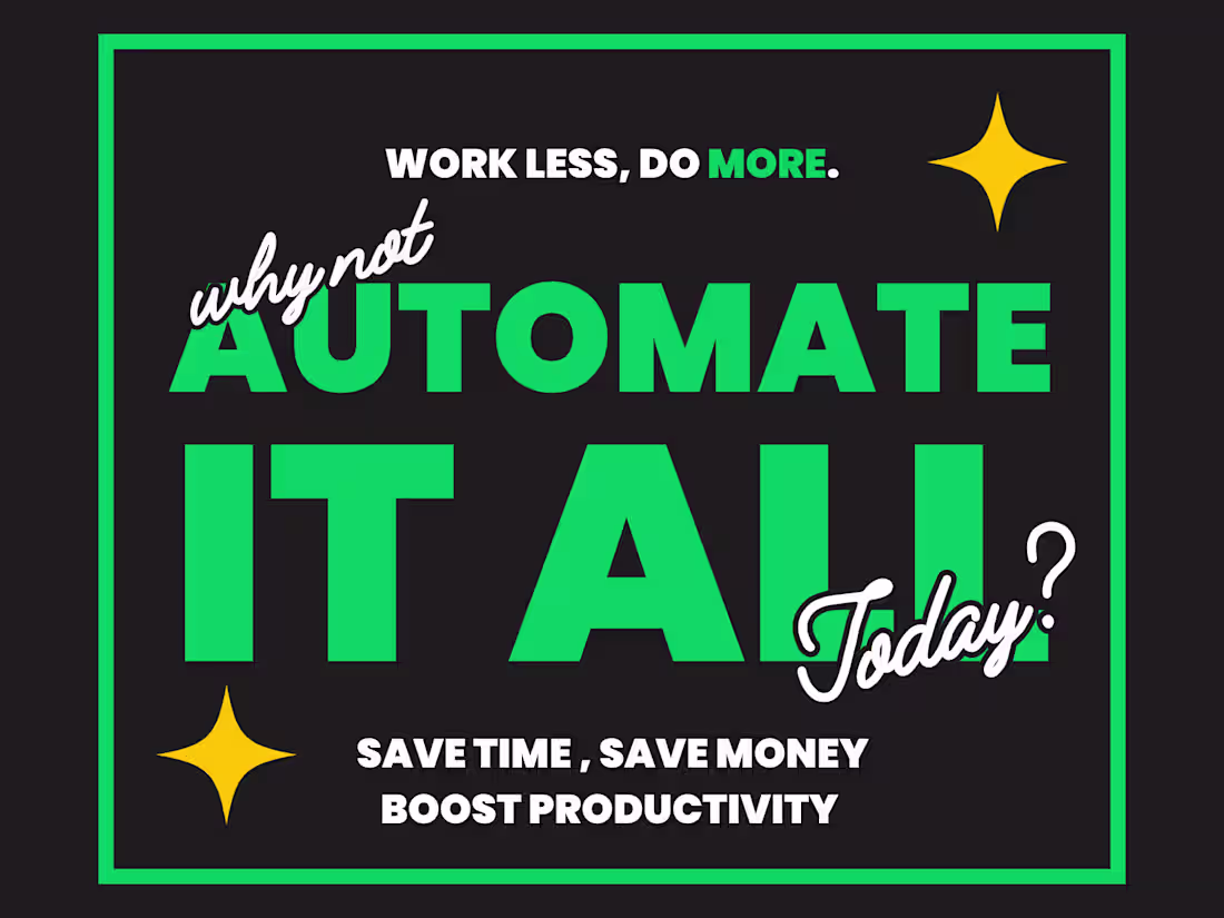 Cover image for 10x Your Productivity and Scale with Business Process Automation